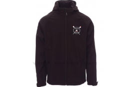 Veste soft shell à capuche